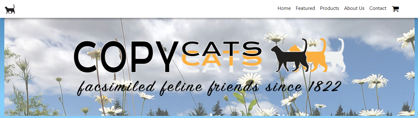 screenshot of Copycats web app