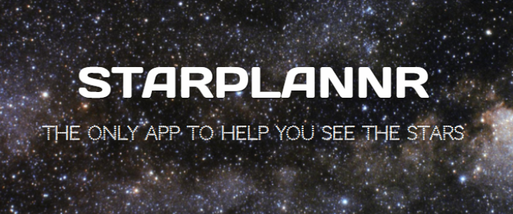 screenshot of starplannr web app